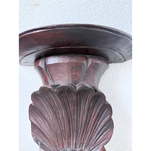 Italian Carved Wall Brackets, 1940s, Set of 2 For Sale - Image 15 of 18
