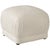 Sinclair Ottoman in Sheepskin Natural For Sale In Chicago - Image 6 of 6