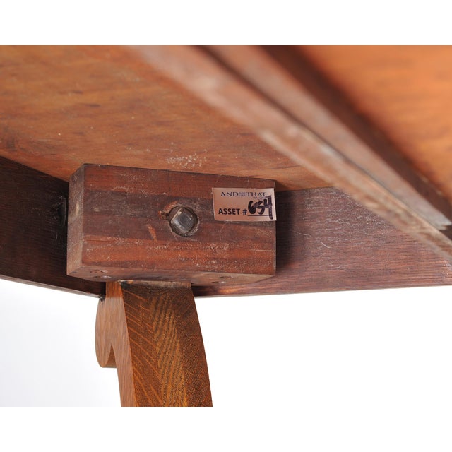 American Empire Oak Library Table From "And Just Like That…" For Sale - Image 13 of 18