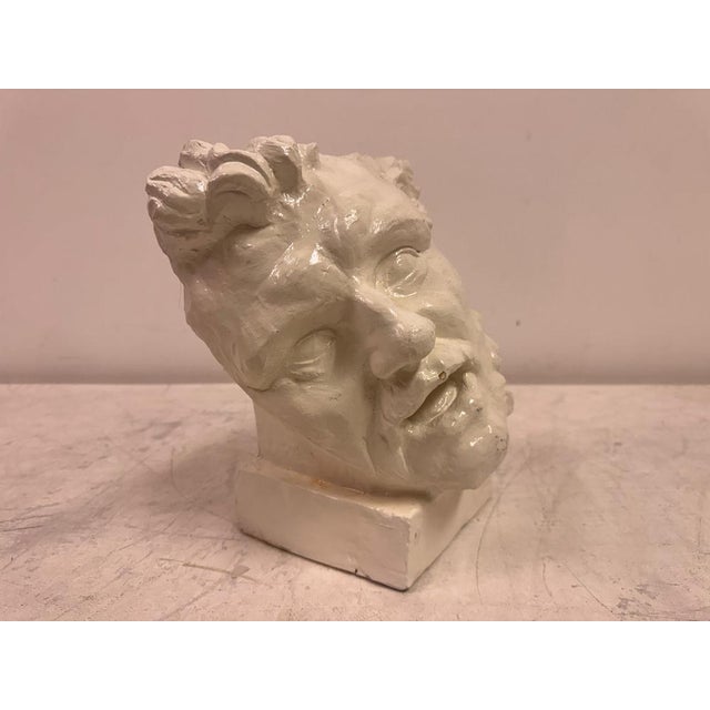 Plaster Model of a Classical Male Head, 1970s For Sale - Image 3 of 8