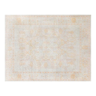 Antique Turkish Oushak Rug For Sale