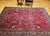 Red Antique Persian Khorassan Rug, Hand-Knotted Wool, Tree of Life Pattern, Crimson Red & Blue, 6x9 For Sale - Image 8 of 18