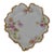 Antique Limoges Trinket Dish Elite Works France Porcelain Floral Leaf Shape Gilt For Sale
