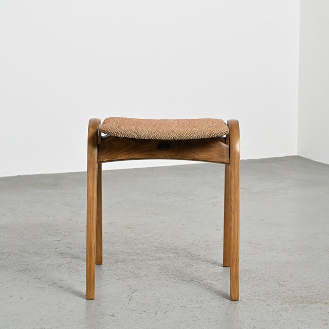 Stool by Isamu Kenmochi for Akita Mokko, Japan, 1960s For Sale - Image 4 of 15