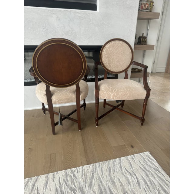 2000 - 2009 Baker Furniture Accent Chairs - Set of 2 For Sale - Image 5 of 6