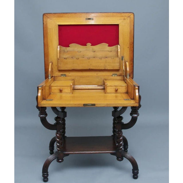 Early 20th-Century Metamorphic Oak Desk For Sale - Image 11 of 14