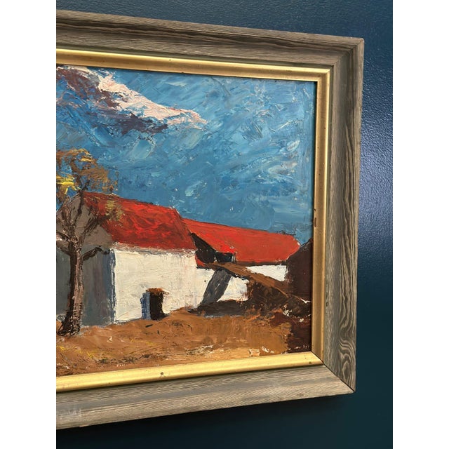 Bartja Björklund, Barn, 1960s, Oil on Panel, Framed For Sale - Image 10 of 18