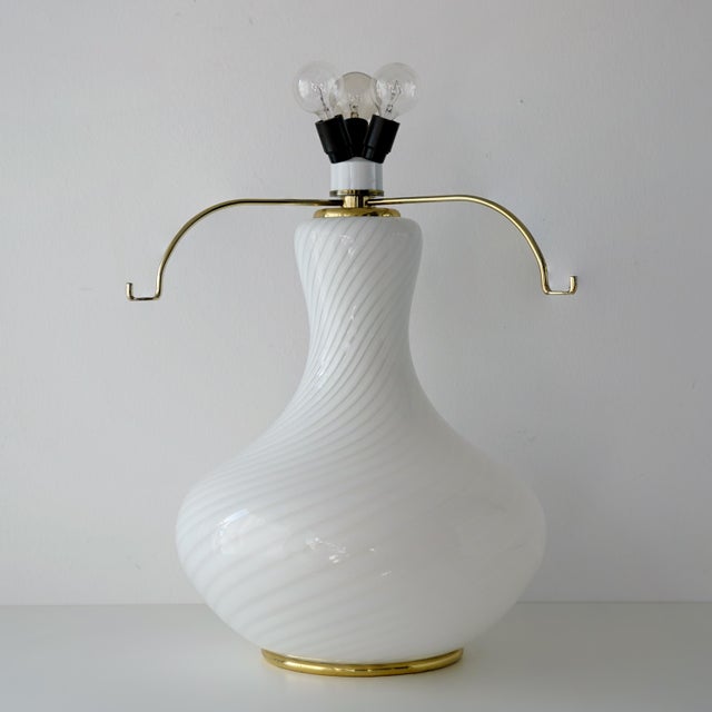 XL Vetri Murano Glass Lamp For Sale - Image 12 of 13