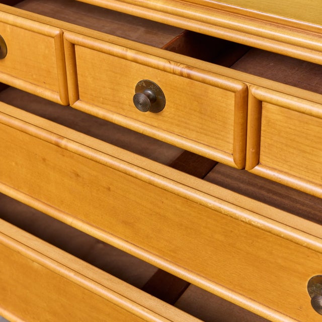 Maple Highboy Dresser for Johnson Furniture For Sale - Image 13 of 15