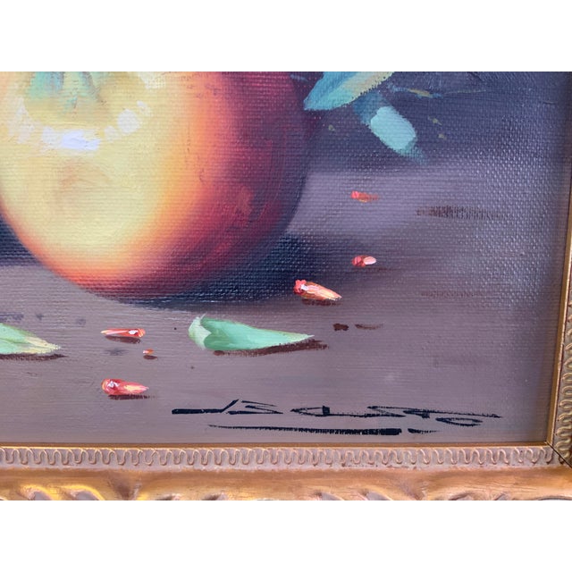 20th Century Still Life of Basket and Fruits For Sale In New York - Image 6 of 11