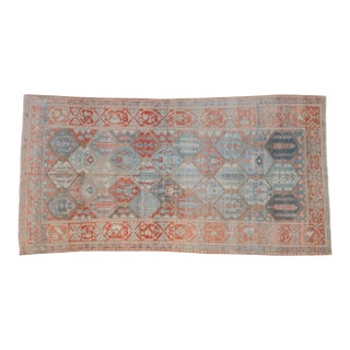 Vintage Distressed Bakhtiari Rug Runner - 5'2" x 9'11" For Sale