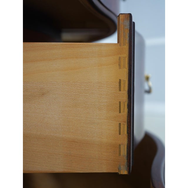 Wood Thomasville Mahogany Lingerie Chest W. Flip Open Mirror For Sale - Image 7 of 15