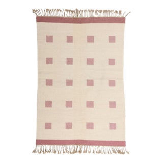 Vintage Finnish Rollakan Rug, 04'06 X 06'09 For Sale