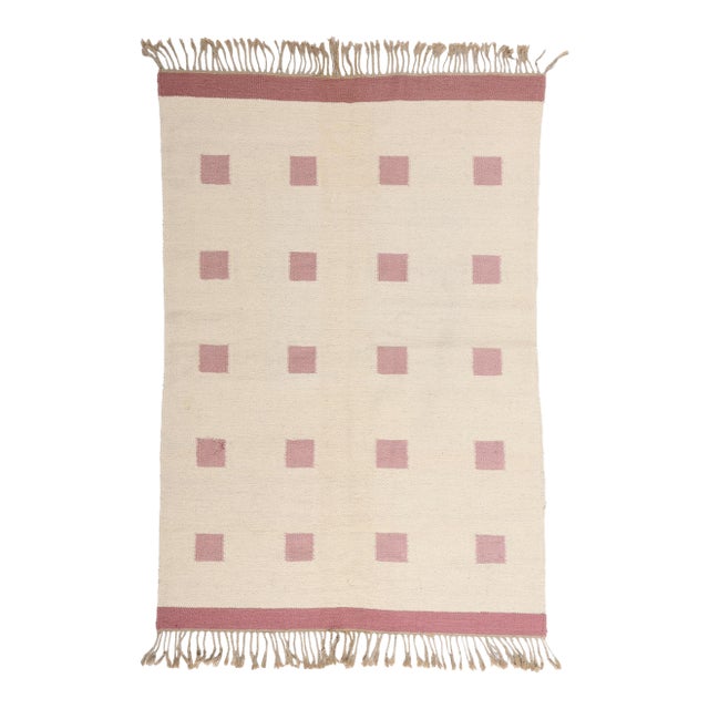 Vintage Finnish Rollakan Rug, 04'06 X 06'09 For Sale