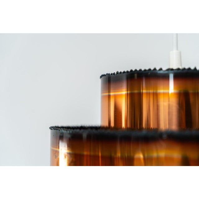 Brutalist Burnt Copper Pendant Lamp by Svend Aage Holm Sørensen For Sale - Image 11 of 12