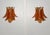 Vintage Murano Six-Tier Felci Wall Sconces in Amber Glasses, 1990s, Set of 2 For Sale - Image 18 of 18