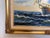 Oil Painting Sailing Ship Seascape Signed Maritime Art Ocean Waves Nautical For Sale - Image 4 of 9