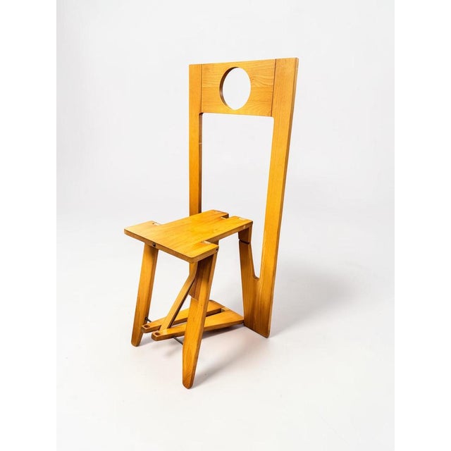 Folding Chair attributed to Roger Tallon, 1970s For Sale - Image 12 of 12
