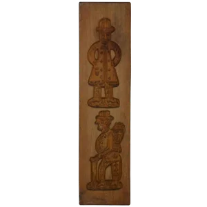 Double-Sided Wooden Gingerbread Mold