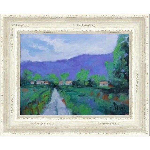 Modern Impressionist Oil Painting Landscape For Sale - Image 9 of 12