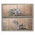 1950-1960s Showa Era Pair of Painted Japanese Byobu Screens For Sale
