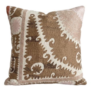 Tashkent Suzani Pillow Cover 24'' X 21'' For Sale