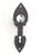 Early 20th Century Early 20th Century Arts & Crafts Cast Iron Dummy Single Door Knob Set With Plate For Sale - Image 5 of 5