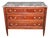 Antique French Louis XVI Style Brass Mounted Marble Top Commode For Sale