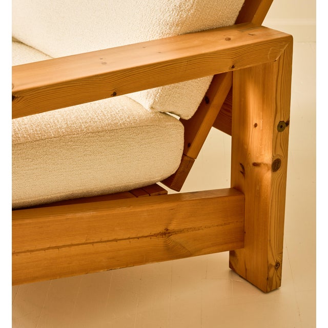 Wood Swedish Pine Chairs, 1970's. For Sale - Image 7 of 8