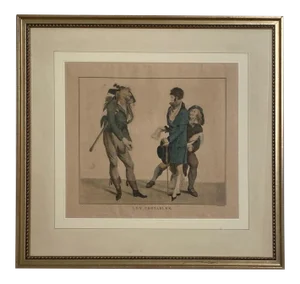 Circa 1797 "Les Croyables" Engraving, France