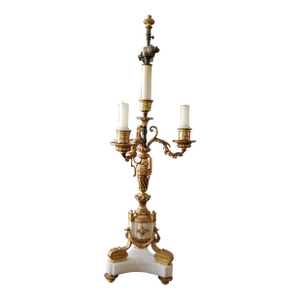 Antique Early 19th Century French Bronze Ormolu Lamp