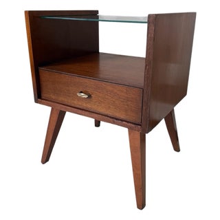 Vintage Mid Century Mahogany Side Table by Mengel for Raymond Loewy For Sale