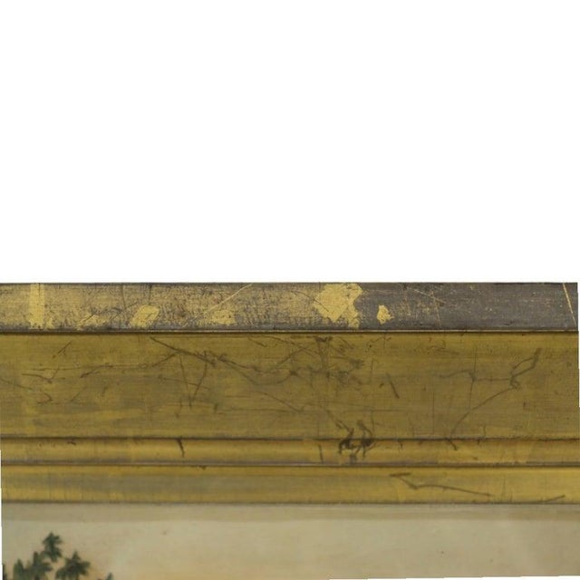 Antique Watercolor on Paper Landscape 19thC For Sale - Image 10 of 12