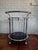 Mid-Century 1970s Chrome and Glass Bar Cart For Sale - Image 4 of 7