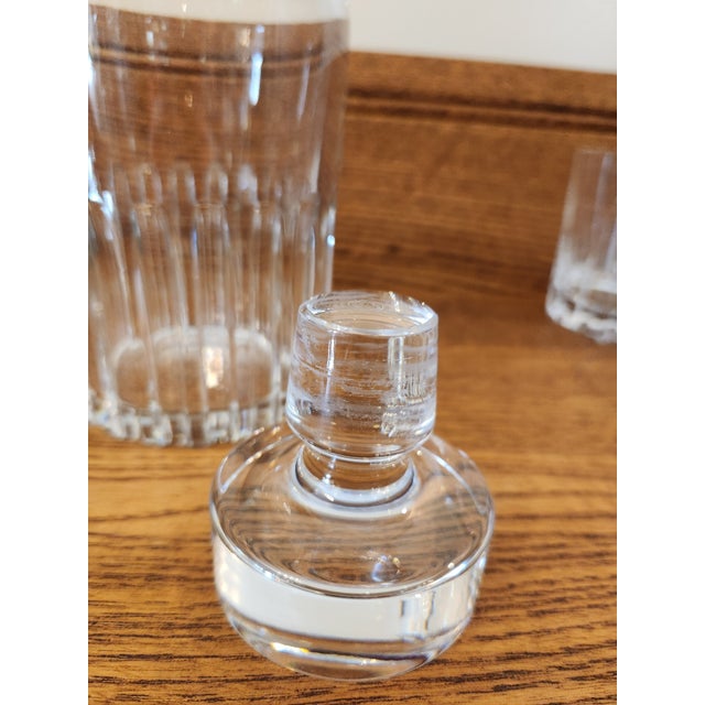 The Baccarat Rotary pattern was produced between 1981-2016 in an Art Deco style. This set consists of: Four double old-...