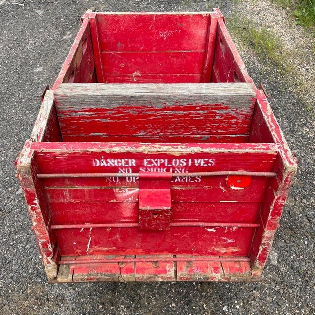 Wood Complete Powder Car From the Homestake Gold Mine For Sale - Image 7 of 12