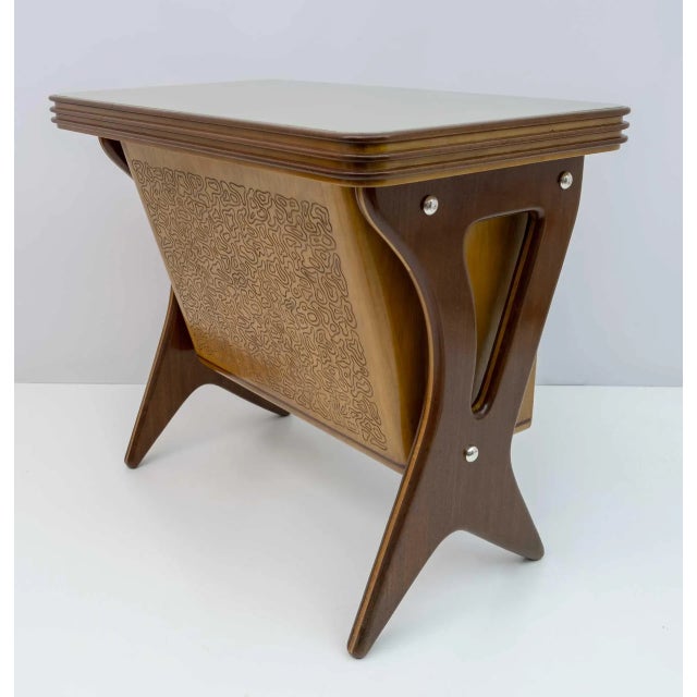 Wood Mid-Century Modern Shop Cash Desk by Osvaldo Borsani, Italy, 1950s For Sale - Image 7 of 13