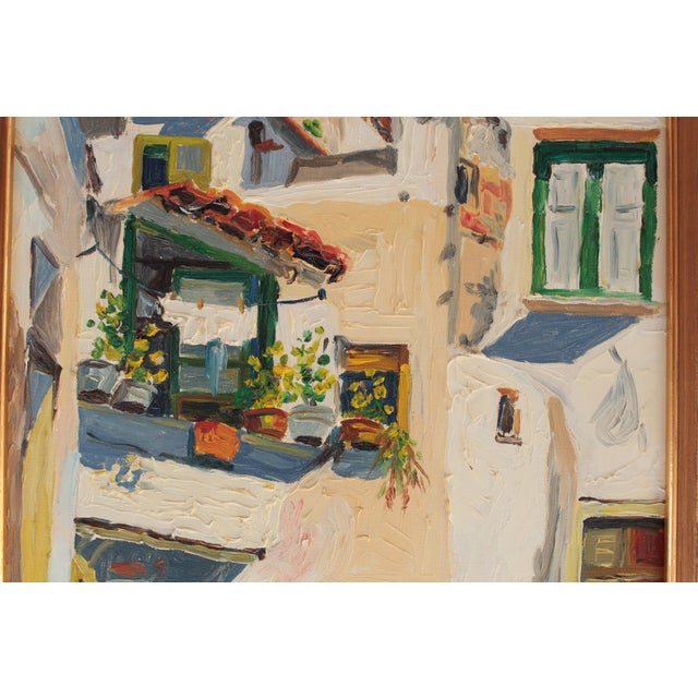 Minori, 1965, Oil on Canvas, Framed For Sale - Image 6 of 10