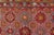Vintage Turkish Kilim Rug With Rich Red and Multicolor Motif Design 4'6" X 10'2" For Sale In Atlanta - Image 6 of 10