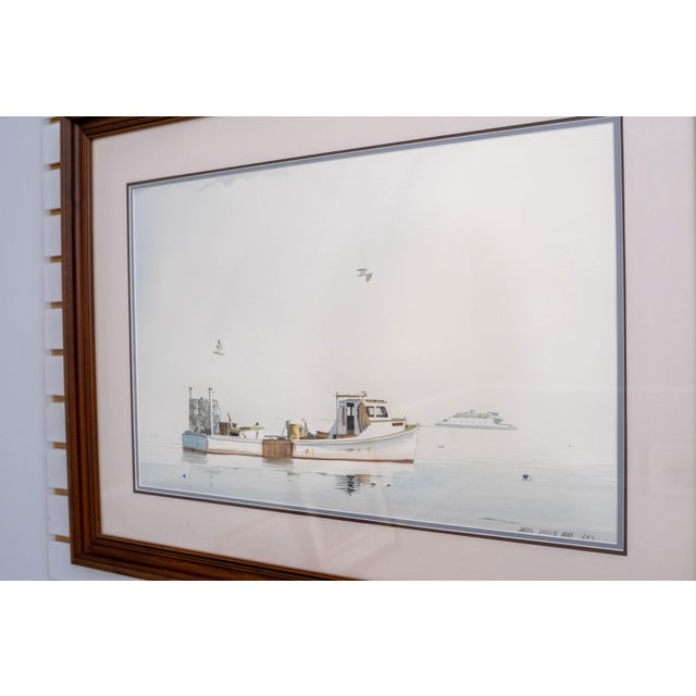 Age: approx 40 yrs old Details: Traditional deadrise workboat on the Chesapeake with seagulls. James Drake Iams has been...