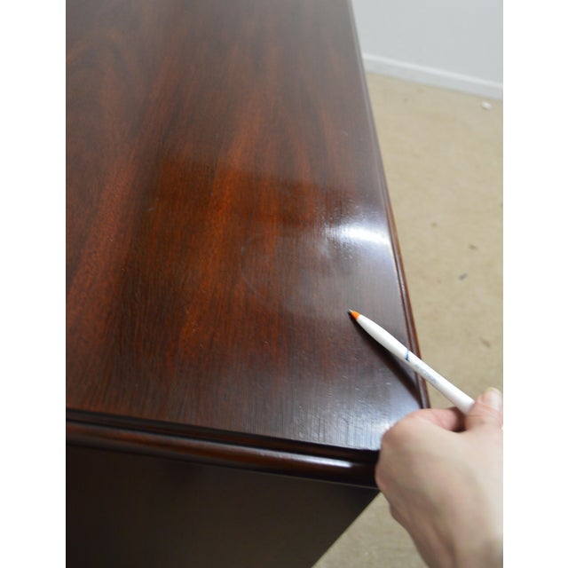 Wood Henkel Harris Mahogany Dresser For Sale - Image 7 of 12