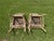 Vintage Louis XV-Style Carved Accent Chairs With Rush Seats, Pair For Sale - Image 12 of 12