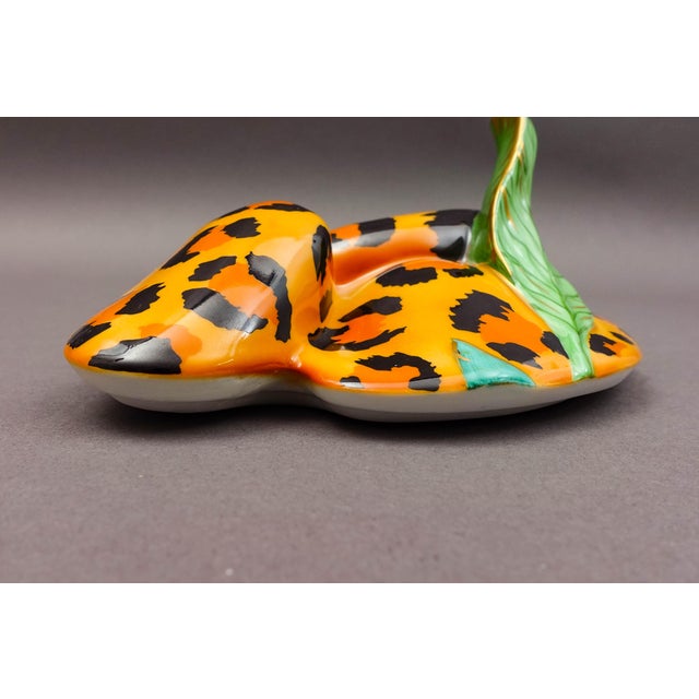 Contemporary Late 20th Century Lynn Chase Jaguar Jungle Porcelain Covered Tureen, Signed For Sale - Image 3 of 11