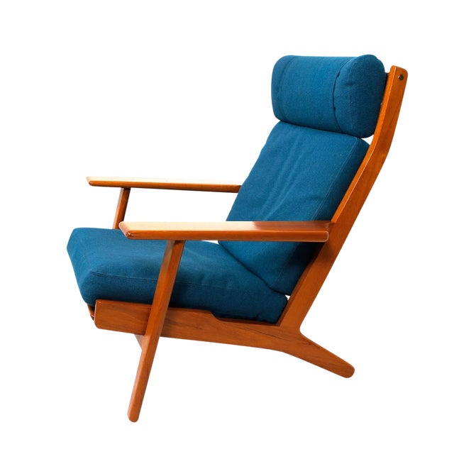 Paddle Arm High Back Lounge Chair by Hans Wegner Chairish