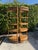 Vintage Tall Palm Beach Coastal Woven Rattan Corner Étagères, Pair For Sale - Image 10 of 12