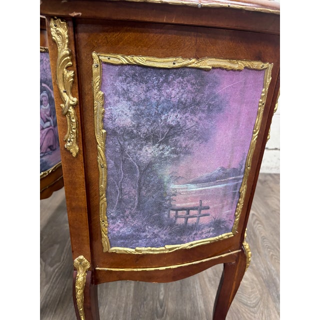 Vintage French Louis XV Style Nightstands Bedside Cabinets - Pair For Sale - Image 17 of 18