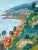 2020s Pacifiic Palisades Oil Painting of Tramento Drive, Los Angeles, California For Sale - Image 5 of 7