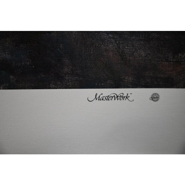 2010s Howard Terpning “Mystery of the Underwater People” Signed MasterWork Giclée Canvas 12/85 For Sale - Image 5 of 9