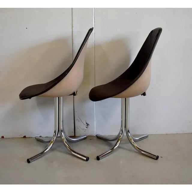 Mid-Century Modern Set of Vintage Desk Chairs For Sale - Image 3 of 18