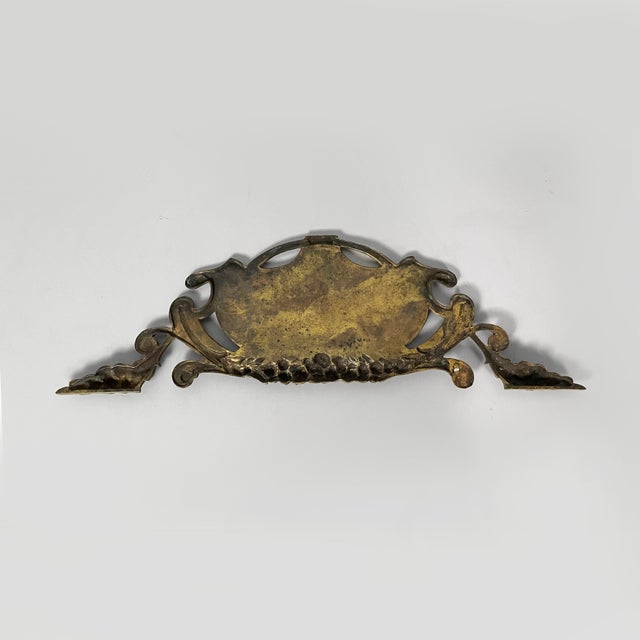 Art Deco Italian Venchi Brass Sign, 1940s For Sale - Image 12 of 13